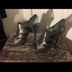 Adrianna Papell Pewter Heels